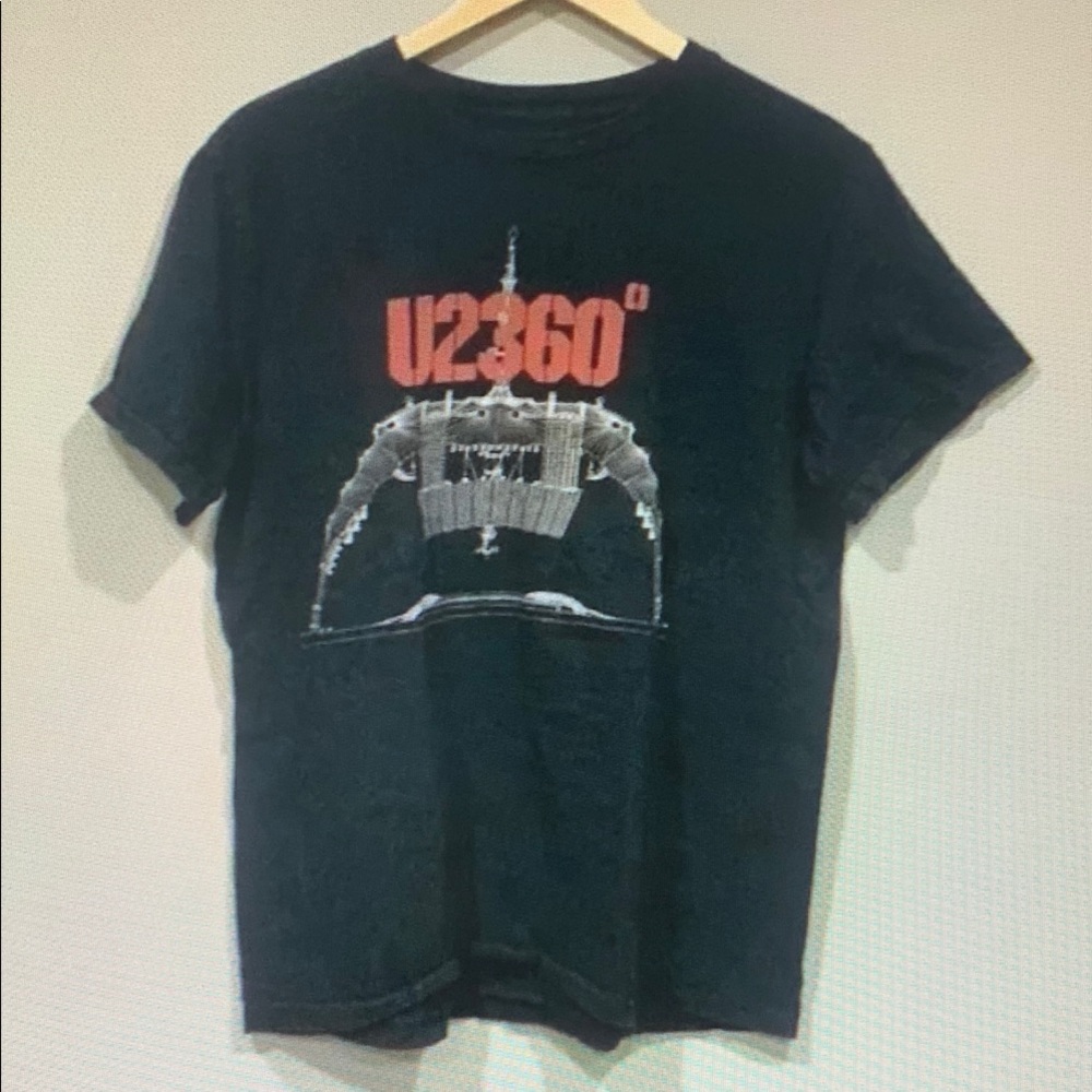 Black Short Sleeve Tee with Graphic Design